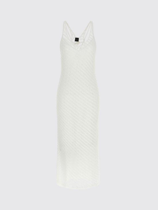26SS 핑코 롱 원피스 106477A36H ZI6 White - PINKO