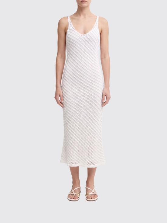 26SS 핑코 롱 원피스 106477A36H ZI6 White