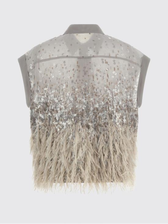 26SS 브루넬로 쿠치넬리 셔츠 MF940RK106 C4274 Beige - BRUNELLO CUCINELLI