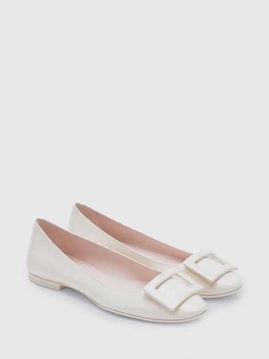 26SS 로저비비에 U 룩 발레리나 플랫 RVW66834910D1P C019 Cream - ROGER VIVIER