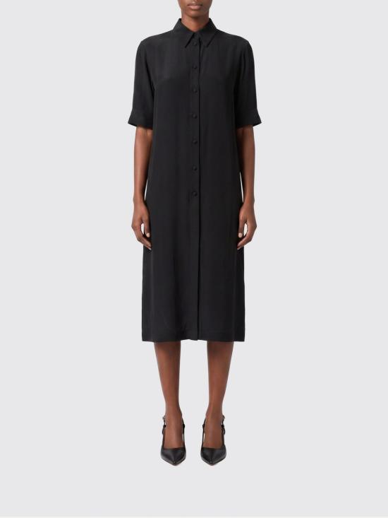 26SS 질샌더 롱 원피스 J04DL0001J65022 001 Black