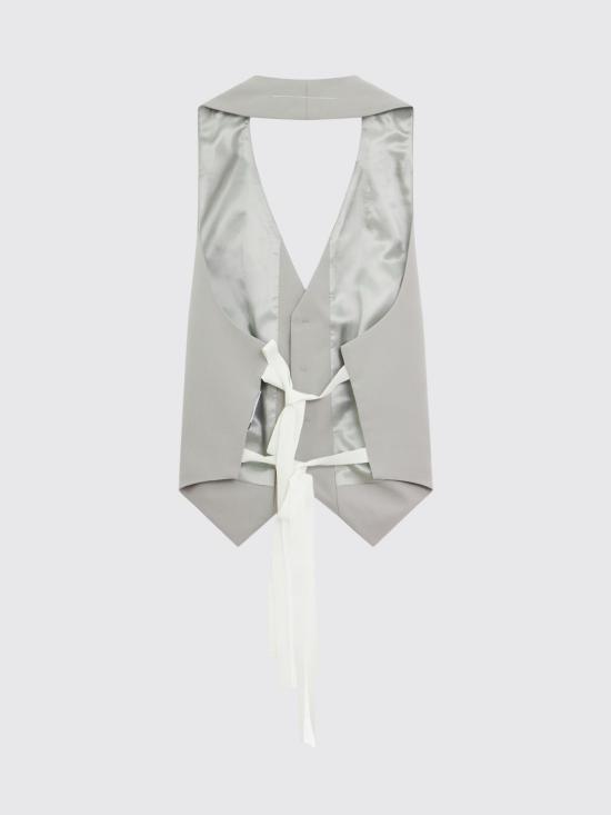 26SS MM6 메종마르지엘라 베스트 S52FBFB0104M35436 858 Grey - MM6 MAISON MARGIELA