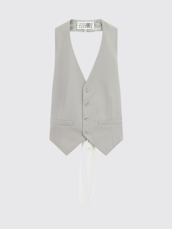 26SS MM6 메종마르지엘라 베스트 S52FBFB0104M35436 858 Grey - MM6 MAISON MARGIELA