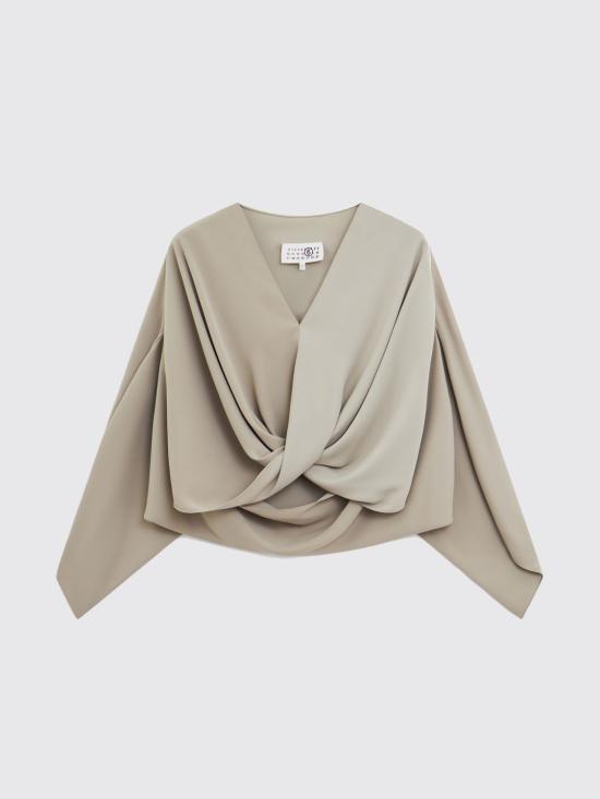 26SS MM6 메종마르지엘라 긴팔 티셔츠 S52NH0039S43455 115 Grey - MM6 MAISON MARGIELA