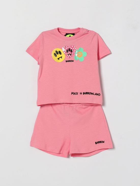 26SS [키즈] 바로우 오버롤 S6BKNGTR198 BW311 Pink