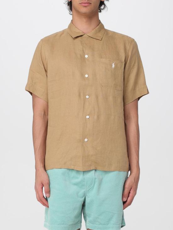 26SS 폴로 랄프로렌 반팔 셔츠 710966421 502 Coffee