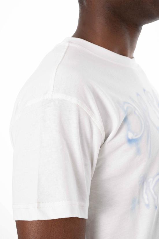 26SS 디젤 반팔 티셔츠 A20511 0QIAM 100 White - DIESEL