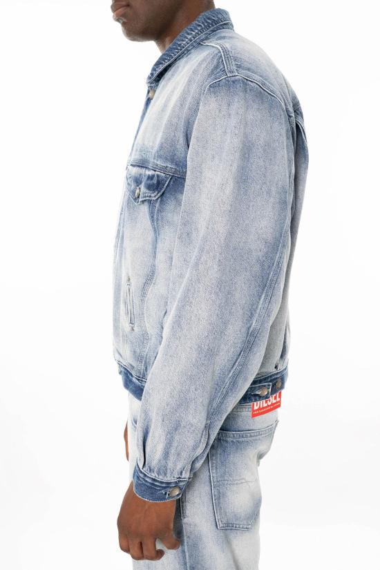 26SS 디젤 D-덴버-Fsi1 트러커 재킷 인 미디엄-라이트 스켈레톤 데님 A23850 09P29 01 Denim - DIESEL