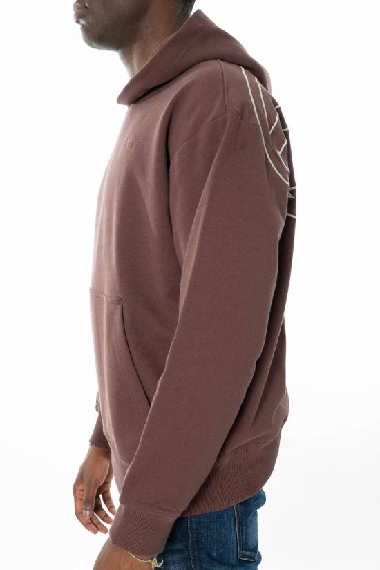 26SS 디젤 S 맥스 후드 메고발 D 후드 A11304 0GYCJ 61J Brown - DIESEL