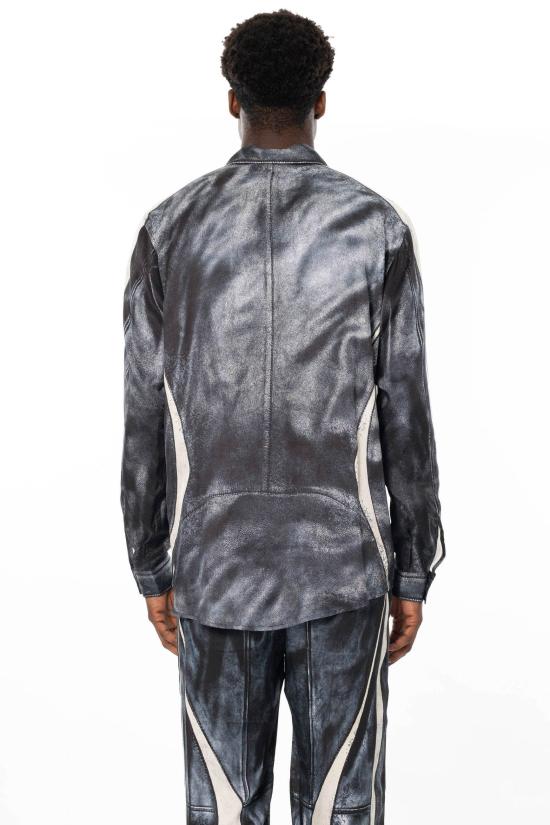 26SS 디젤 Printed viscose front zip closure 자켓 A21016 0BMCZ 9XX - DIESEL