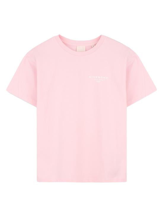 26SS [키즈] 지방시 티셔츠 H31075K 44Z PINK - GIVENCHY
