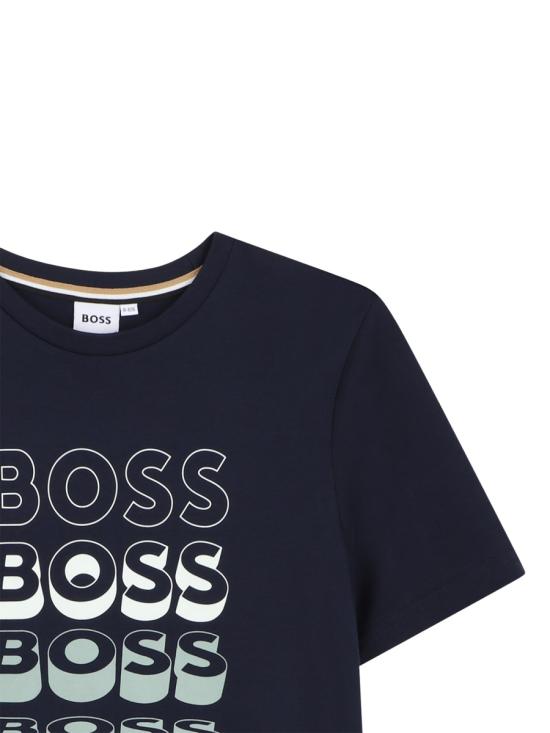 26SS [키즈] 보스 티셔츠 J52982K 849 BLUE - BOSS