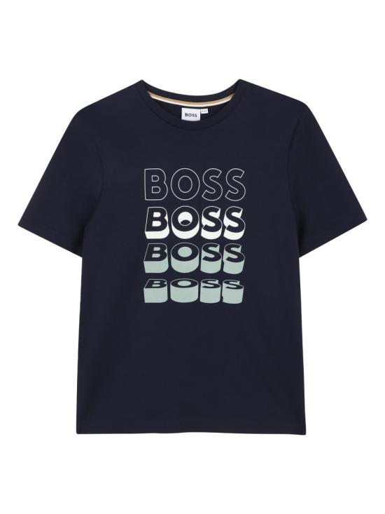 26SS [키즈] 보스 티셔츠 J52982K 849 BLUE