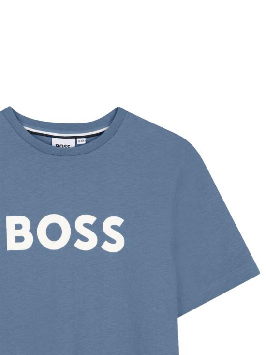 26SS [키즈] 보스 티셔츠 J52711K 881 BLUE - BOSS