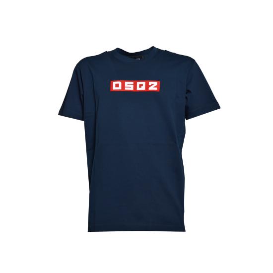 26SS 디스퀘어드2 반팔 티셔츠 S74GD1223S23009 478 Blu navy