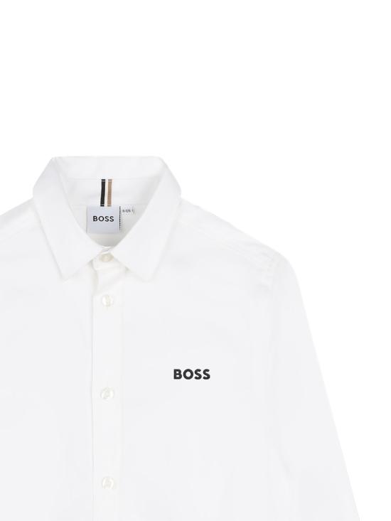 26SS [키즈] 보스 셔츠 J52675K N50 WHITE - BOSS
