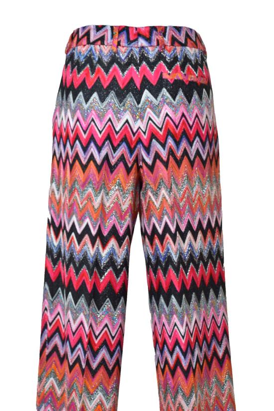 26SS 미소니 스트레이트 팬츠 DS23SI1NBR00O0 S413K Rosa nero - MISSONI