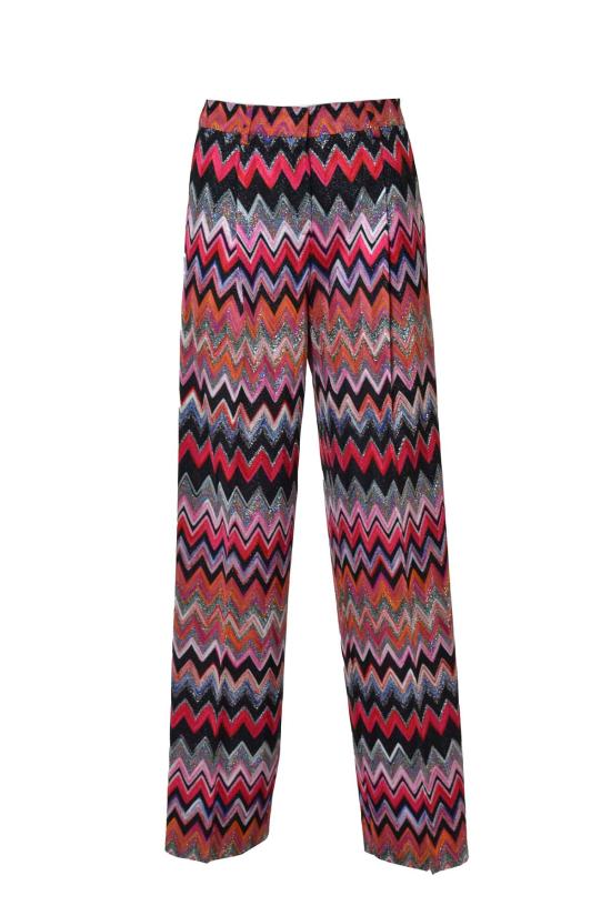 26SS 미소니 스트레이트 팬츠 DS23SI1NBR00O0 S413K Rosa nero - MISSONI