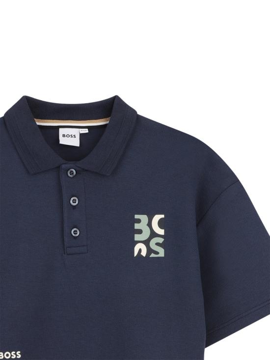 26SS [키즈] 보스 폴로 셔츠 J52959K 849 BLUE - BOSS