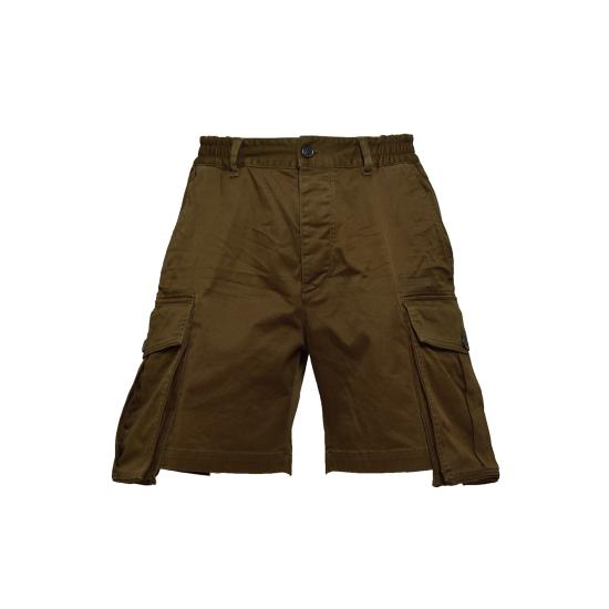 26SS 디스퀘어드2 숏팬츠 S74MU0813S39021 728 Verde militare