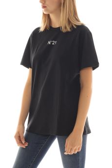 26SS 누메로벤투노 반팔 티셔츠 N2SF0214157 9000 Nero bianco - N°21