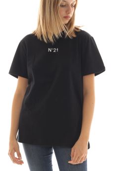 26SS 누메로벤투노 반팔 티셔츠 N2SF0214157 9000 Nero bianco