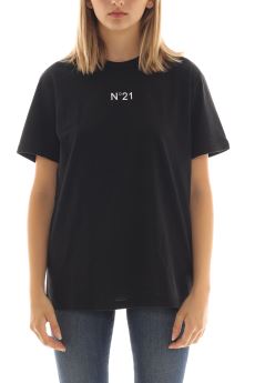 26SS 누메로벤투노 반팔 티셔츠 N2SF0214157 9000 Nero bianco - N°21
