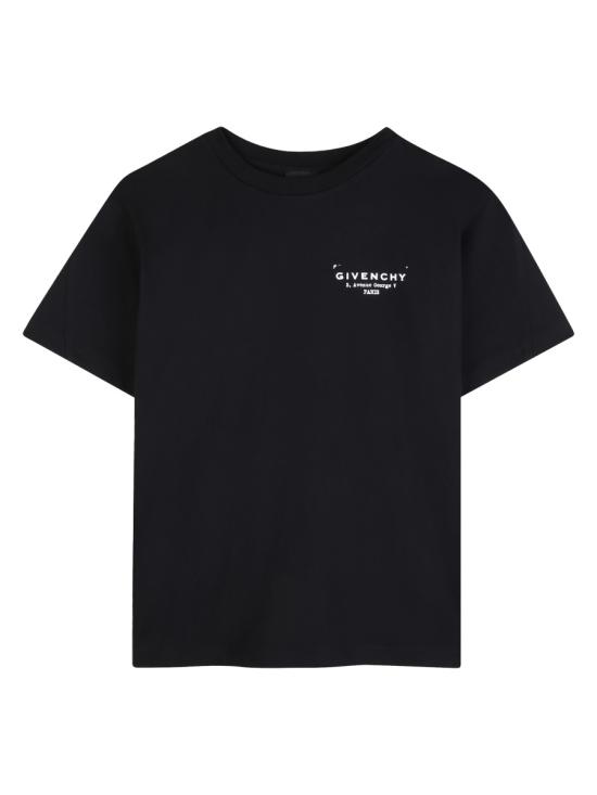 26SS [키즈] 지방시 티셔츠 H31075K 09B BLACK