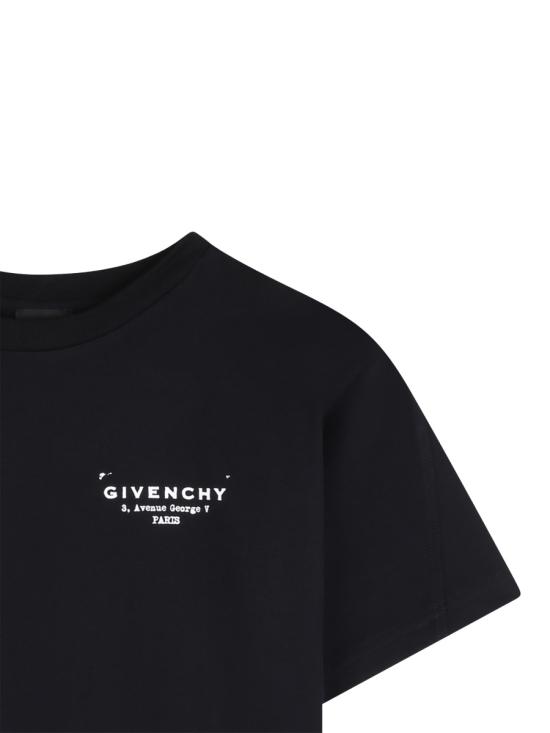 26SS [키즈] 지방시 티셔츠 H31075K 09B BLACK - GIVENCHY