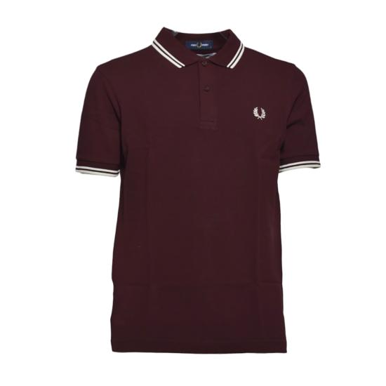 26SS 꼼데가르송 폴로 티셔츠 FNT502BW24 1BURGUNDY Bordeaux