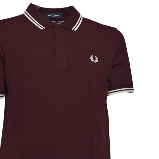 26SS 꼼데가르송 폴로 티셔츠 FNT502BW24 1BURGUNDY Bordeaux - COMME DES GARCONS