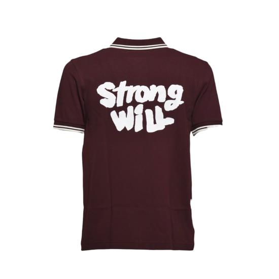 26SS 꼼데가르송 폴로 티셔츠 FNT502BW24 1BURGUNDY Bordeaux - COMME DES GARCONS