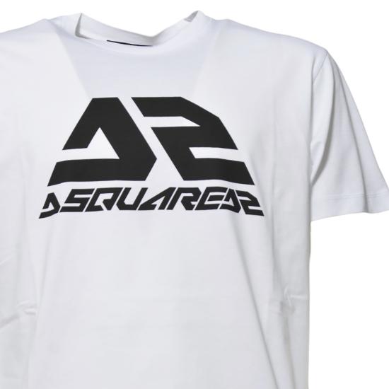 26SS 디스퀘어드2 반팔 티셔츠 S71GD1544S23009 100 Bianco - DSQUARED2