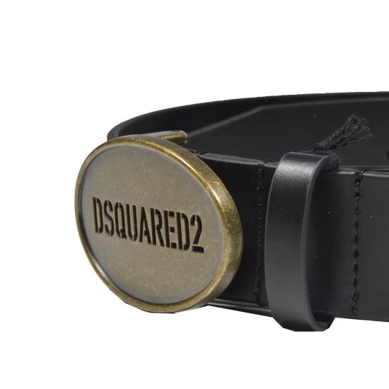 26SS [키즈] 디스퀘어드2 가죽 벨트 DQ1548D005Z DQ900 Nero - DSQUARED2