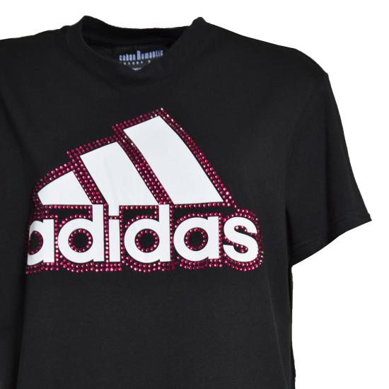 26SS CABAN ROMANTIC X ADIDAS 반팔 티셔츠 CBTSHIRT4 NEROSWROSA Nero rosa - OTHER BRANDS