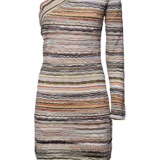 26SS 미소니 미디 원피스 DS25SG0XBK042C S01G4 Multicolour - MISSONI
