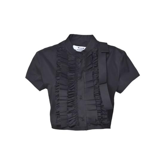 26SS 엠에스지엠 블라우스 3841MDE02X257100 99 Nero