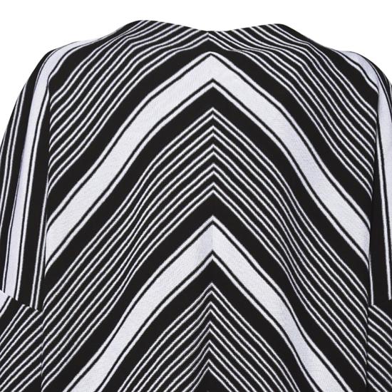 26SS 미소니 미디 원피스 DS24WG3ZBR00Z6 S91LO Bianco nero - MISSONI