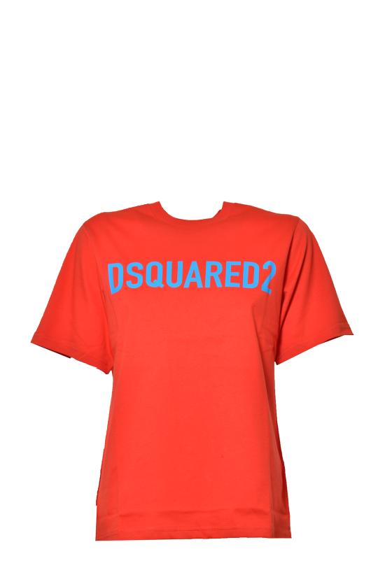 26SS [키즈] 디스퀘어드2 티셔츠 DQ1770D0A4C DQ413 Rosso - DSQUARED2