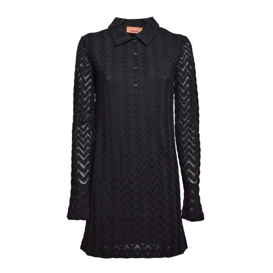 26SS 미소니 미디 원피스 DS24WG0LBR00JE 93911 Nero - MISSONI