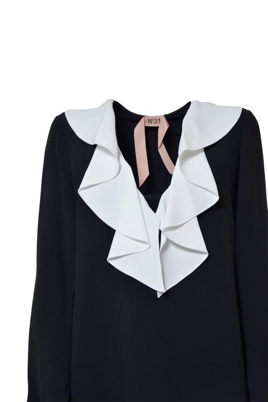 26SS 누메로벤투노 미디 원피스 N2M0H1215336 U911 Nero bianco - N°21