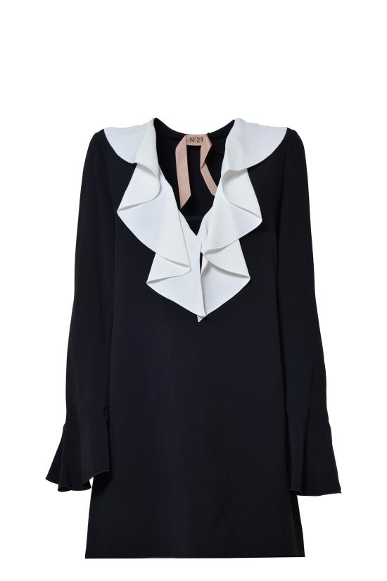 26SS 누메로벤투노 미디 원피스 N2M0H1215336 U911 Nero bianco