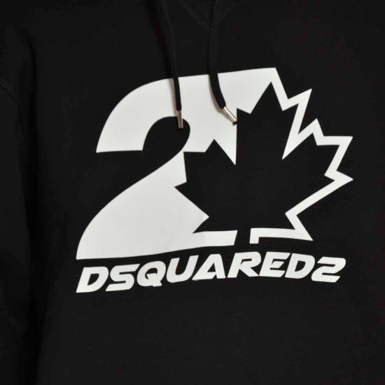 26SS 디스퀘어드2 후드 티셔츠 S74GU0728S25516 900 Nero - DSQUARED2