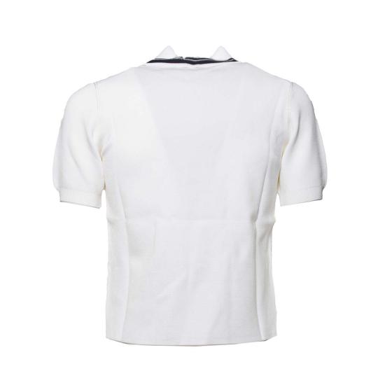 26SS 웨일즈보너 폴로 티셔츠 WA24KN14VI03000 WHITE Bianco - WALES BONNER