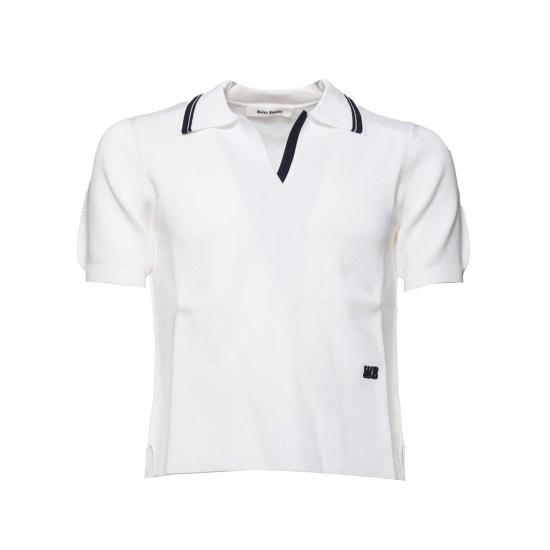 26SS 웨일즈보너 폴로 티셔츠 WA24KN14VI03000 WHITE Bianco