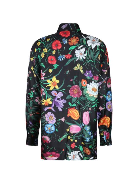 26SS 구찌 플로라 실크 트윌 셔츠 864570 ZAUU81066 - GUCCI