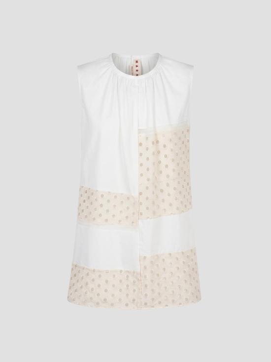 26SS 마르니 블라우스 TTMA0455Q9UTC193 00W01 LILY WHITE