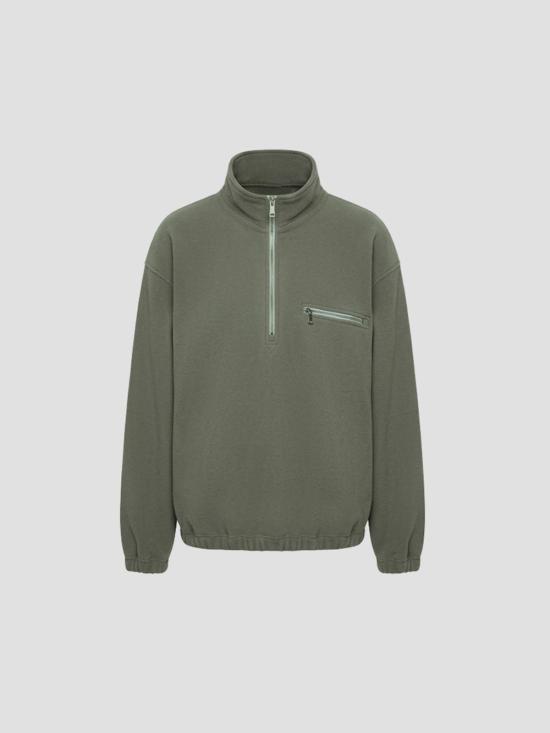 26SS 리에르 집업 니트 NFL1X02 FOG FL FOG FLEECE