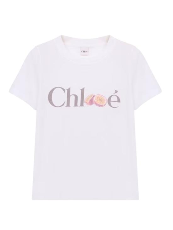 26SS 끌로에 반팔 티셔츠 CH26SJH08197 101 Bianco