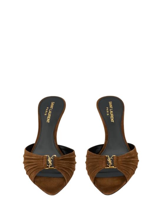 26SS 생로랑 힐/펌프스 861121 27D002319 Brown - SAINT LAURENT